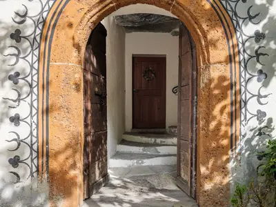 Eingang zum Siegenhaus / Wohnung im 2. Stock
