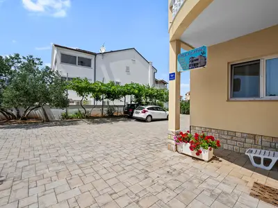 outside