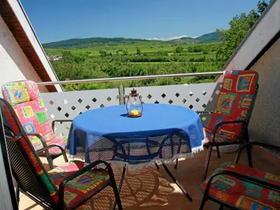 Balkon mit Aussicht