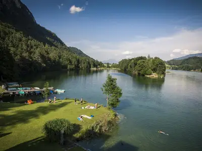 Reintalersee_Strand Fischerstube_Foto Alpbachtal T