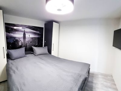 "Ferienwohnung New York"  Schlafzimmer