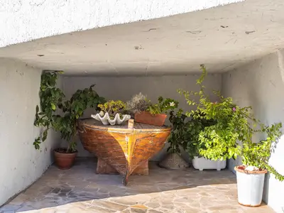 outside
