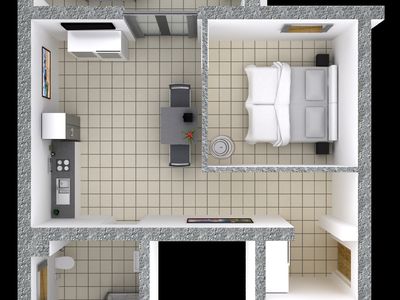 Ferienwohnung für 2 Personen (30 m²) in Vrsi 3/10