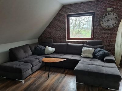 Wohnzimmer mit Schlafcouch