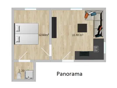Grundriss Wohnung Panoramablick