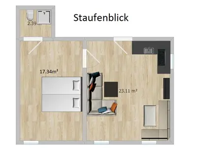 Grundriss Wohnung Staufenblick