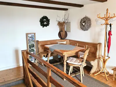 Treppenaufgang mit Infobereich