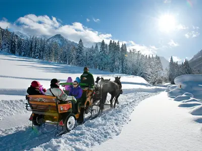 Pferdeschlittenfahrt