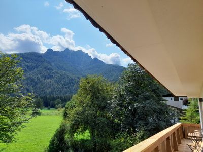 Ausblick Balkon Loferer Steinberge