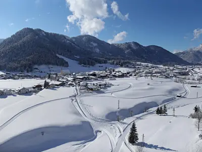 © TVB Pillerseetal - Waidring Winter Überflug