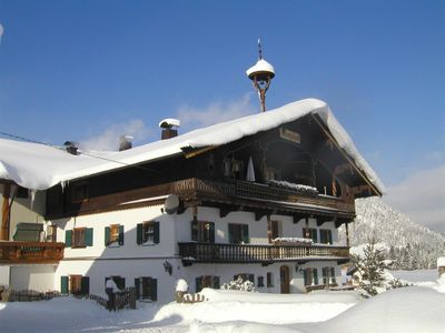 Lamplhof Walchsee im Winterkleid