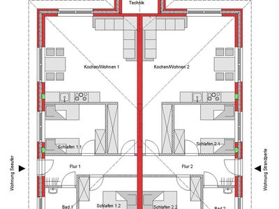 Ferienwohnung für 4 Personen (74 m²) in Walchum 10/10