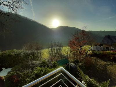 Sonnenaufgang über dem Wiedtal