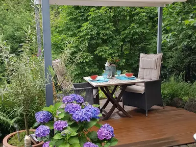 Sitzplatz Garten oben