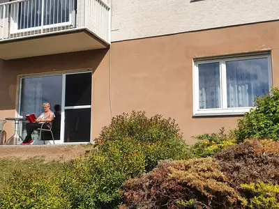 Terasse - Zugang vom Wohnzimmer