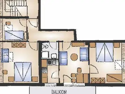 Ferienwohnung für 4 Personen (68 m²) in Waldeck (Hessen) 4/4