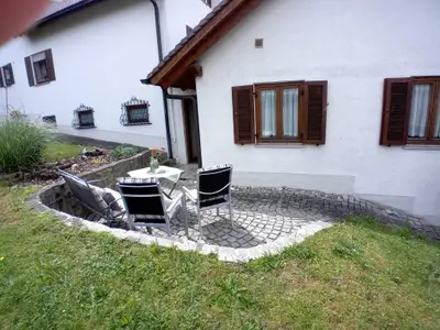 Terrasse mit Eingang