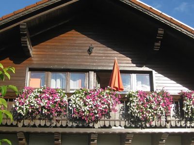 Ferienwohnung Balkon