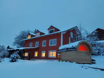 Haus und Saunahaus