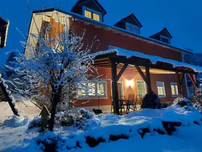 Terrasse im Winter