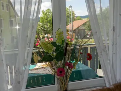 Blick aus d. Fenster