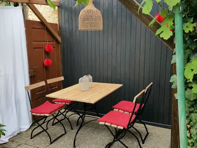Überdachte Laube