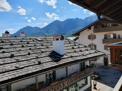 Ausblick Sommer Haus Sabine