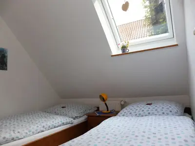 Schlafzimmer mit Einzelbetten