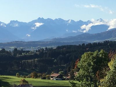 Herbstlicher Blick von der Fewo Grünten