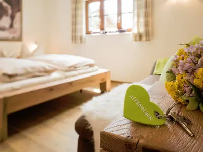 Alpenglück Schlafbereich