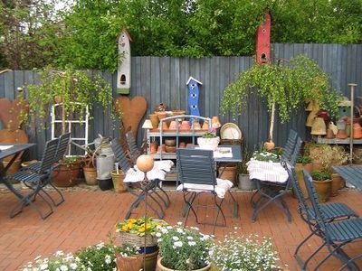 Große Terrasse mit Gartenanlage Landhaus M. Petersen, Wanderup