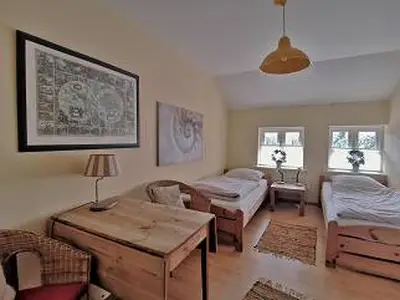 Schlafzimmer 2 mit 2 Einzelbetten