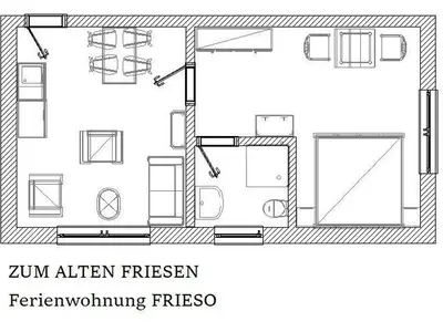 Ferienwohnung für 3 Personen (35 m²) in Wangerland 7/10