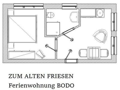 Ferienwohnung für 2 Personen (25 m²) in Wangerland 6/10