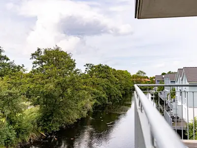 Blick mit Balkon Südseite