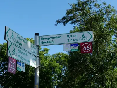 Radwegenetz ab Haddien