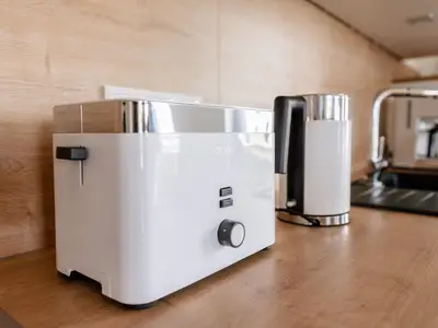 Toaster, Wasserkocher, Kaffemaschine