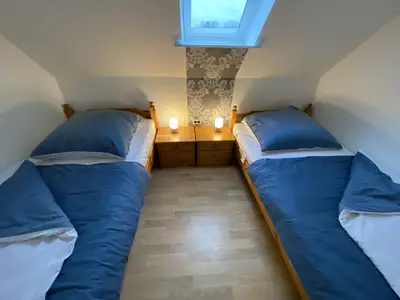 BEDROOM, INSIDE, OUTSIDE