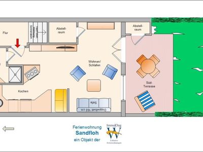 Ferienwohnung für 2 Personen (40 m²) in Wangerooge 9/9