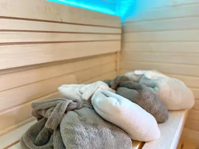 Die Sauna.