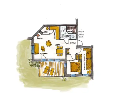 Ferienwohnung für 5 Personen (55 m²) in Wangerooge 3/10