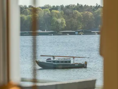 Ferienwohnung Seepferdchen Waren (Müritz) . Aussicht auf die Müritz