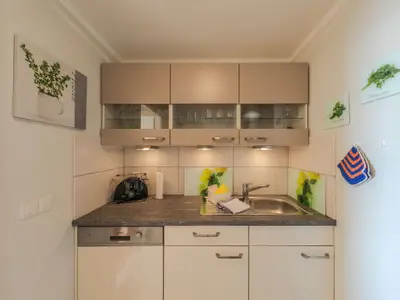 Ferienwohnung Seepferdchen Waren (Müritz) . die Küchenzeile