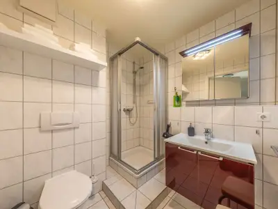 Ferienwohnung Seepferdchen Waren (Müritz) - Bad mit Dusche