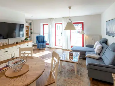 Ferienwohnung City Apartement Waren (Müritz) - Wohnzimmer zu Wohlfühlen