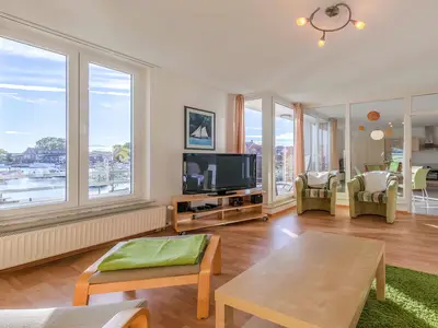 Ferienwohnung Hafenglück Waren (Müritz) - Wohnzimmer