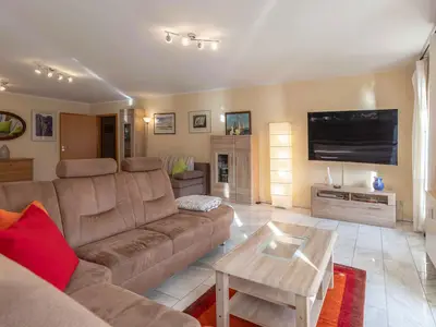 Ferienwohnung Yachthafenflair Waren (Müritz) - Wohnzimmer mit Charme