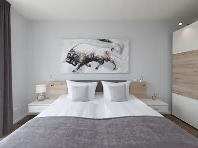 Ferienwohnung Anastasia Waren Schlafzimmer 1