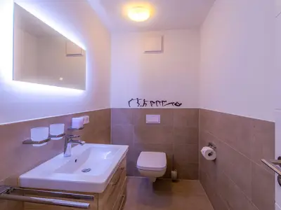 Ferienwohnung Auszeit: Badezimmer