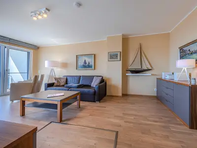 Ferienwohnung Müritzsonne Hafenresidenz: Wohnzimmer